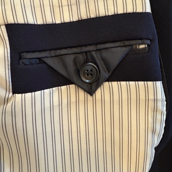 A New Day-Navy Blue Suit Jacket Size 6 Pants Size 8 - Picture 4 of 5